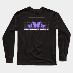 Unforgettable Butterfly Long Sleeve T-Shirt